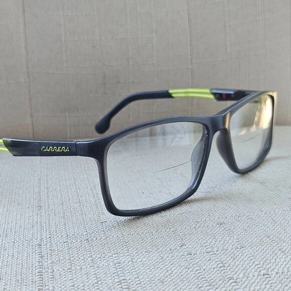 Carrera Men Eyeglasses Sunglasses Frame Black/Yellow Tone Glasses Eye Wear - Picture 1 of 12